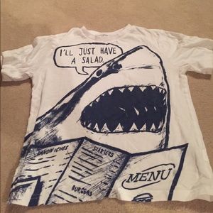 Boys shark Tee