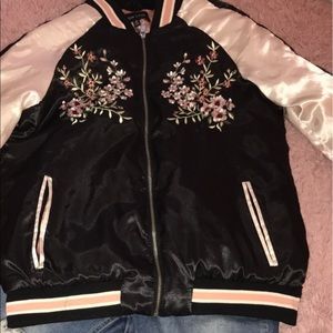Satin Bomber Jacket!
