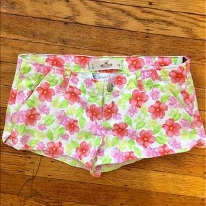 Flower printed shorts