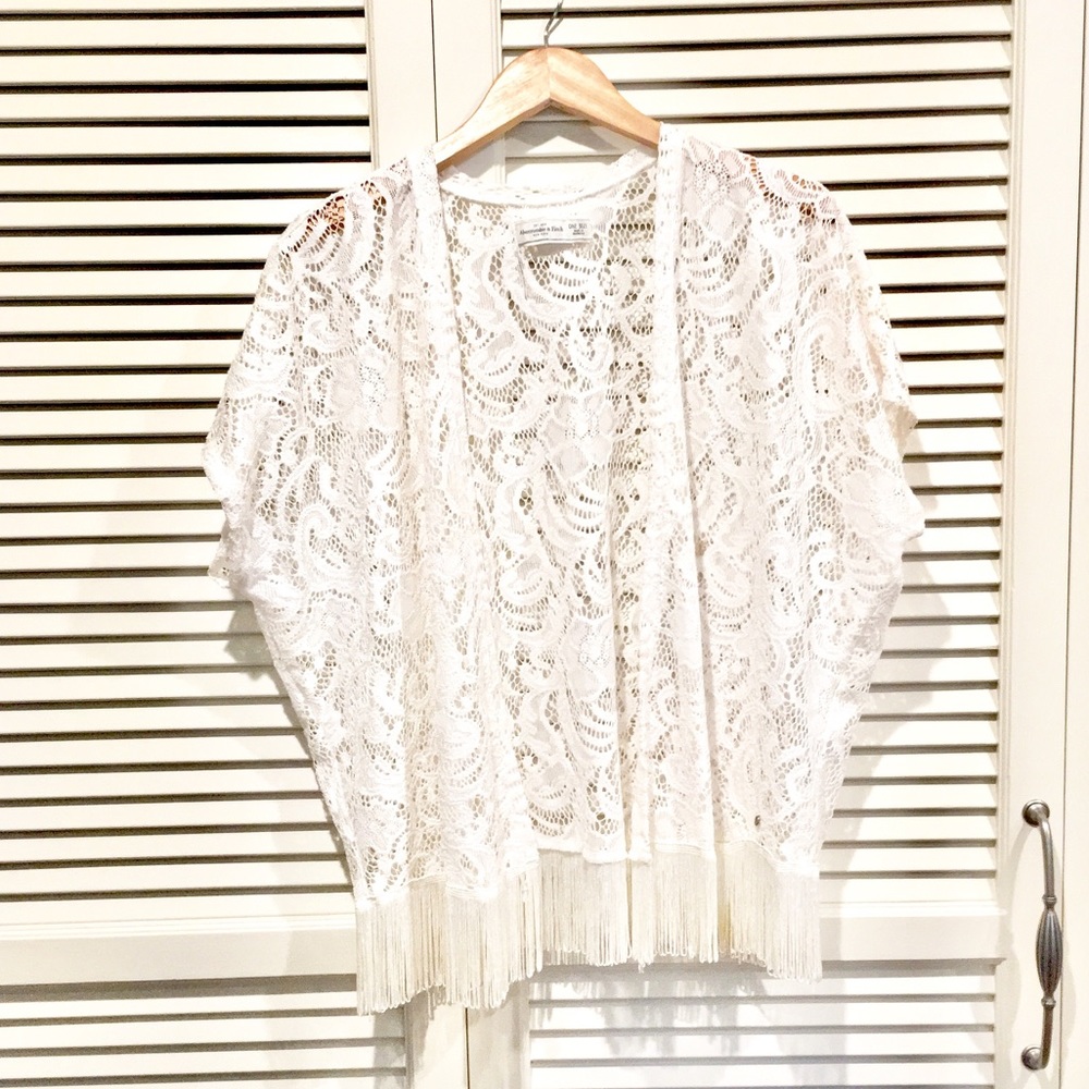 White Lace Kimono
