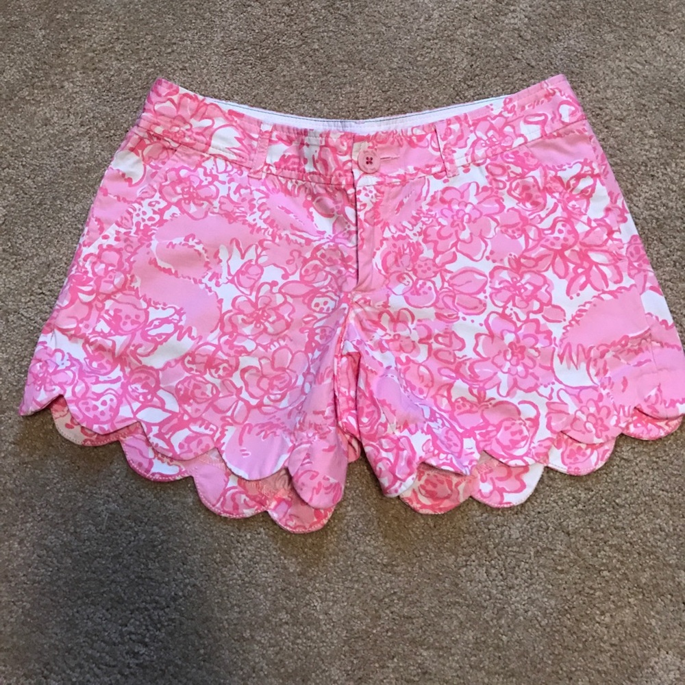 Lilly Pulitzer Buttercup Shorts! Worn once!!!