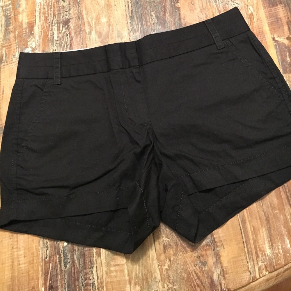 J. CREW Black Chino Shorts