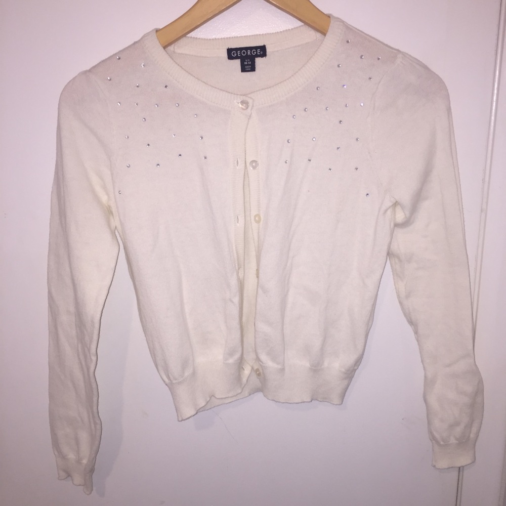 ✨SALE✨George Girls Cream Cardigan