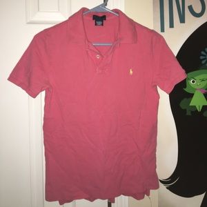 Pink Boys Polo Raulph Lauren Polo Shirt
