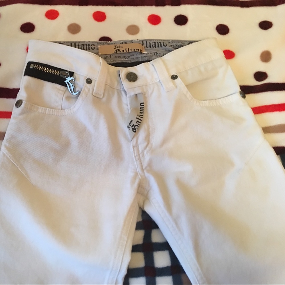 John Galiano girls jeans in size 8.