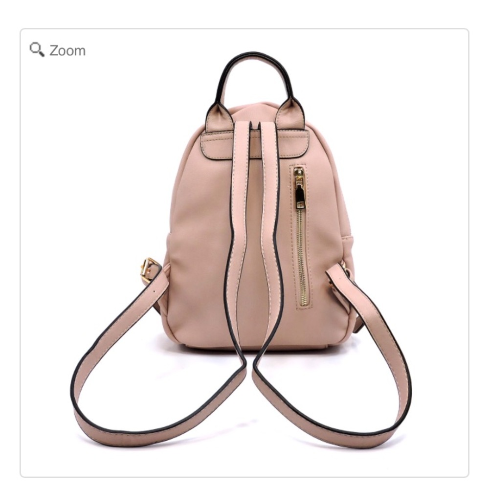SOLD-NEW Fashion Push Lock Pocket Mini Backpack - Picture 5 of 7