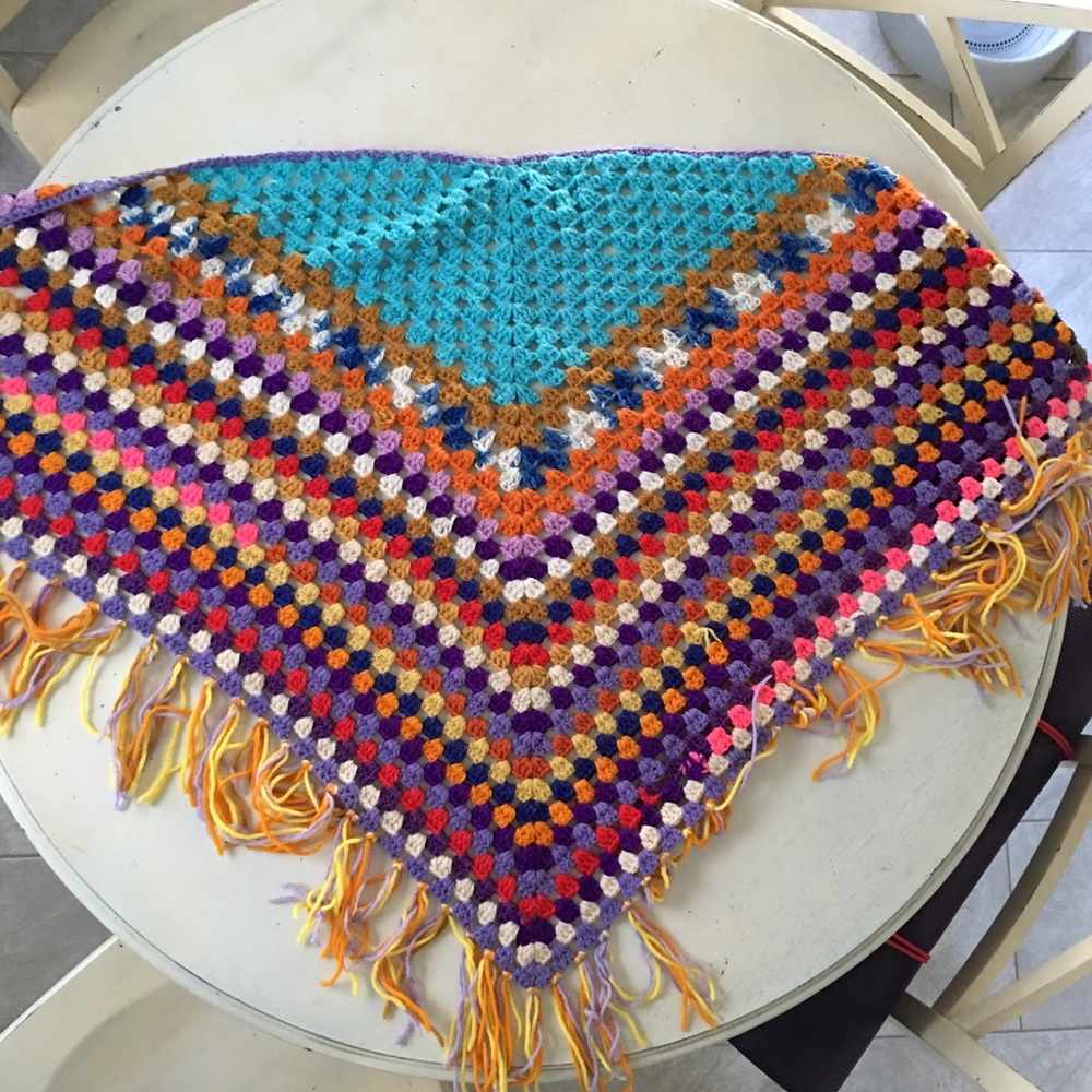 Vintage Crochet Shawl