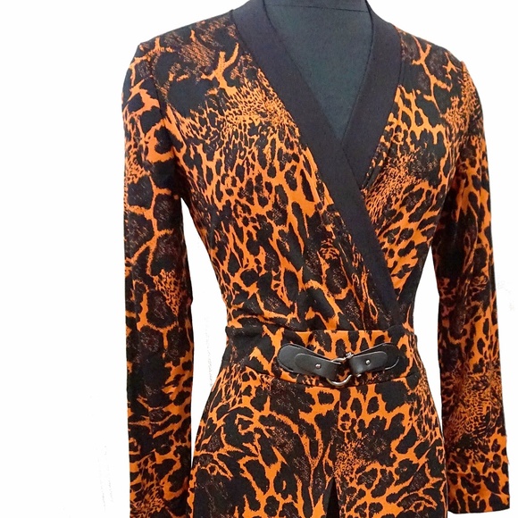 WEAR TO WORK DRESS V-NECK MADE IN EUROPE - Picture 2 of 5