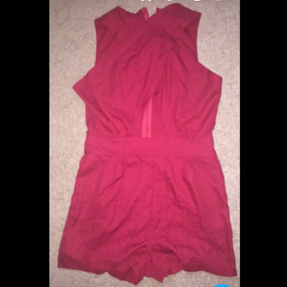 Women's cross cross romper
