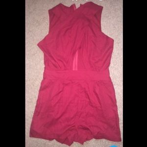 Women's cross cross romper