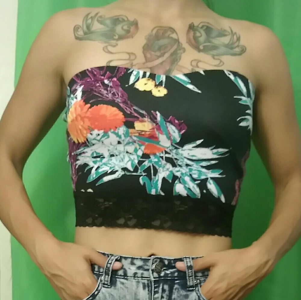Flower Crop Top
