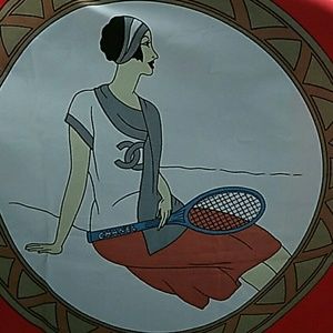 vintage CHANEL RUE CAMBON PARIS silk scarf