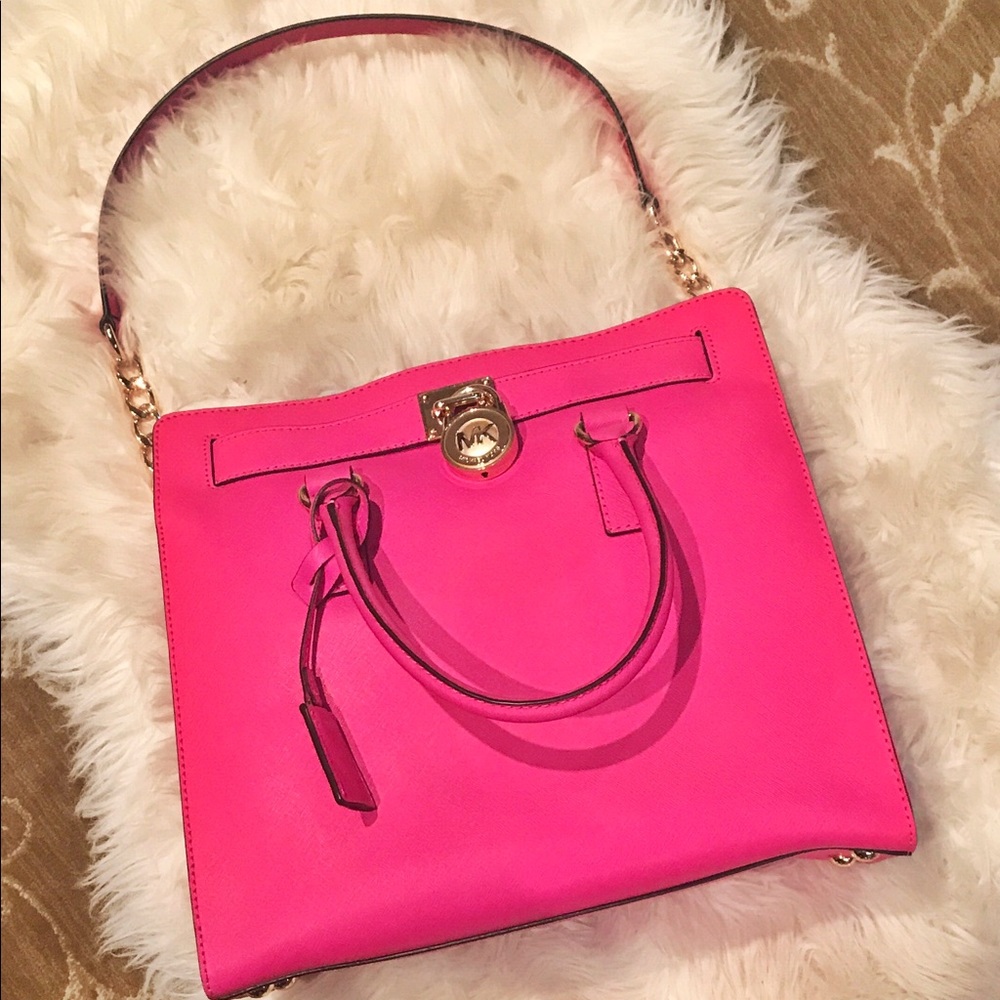 Hot pink Michael Kors bag - great condition!