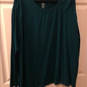 Plus size maternity top.