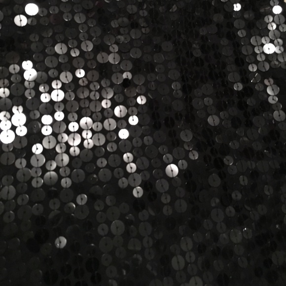 Black sequin crop top - Picture 3 of 3