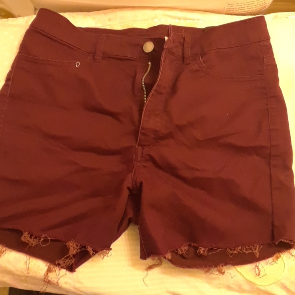 Burgundy Shorts