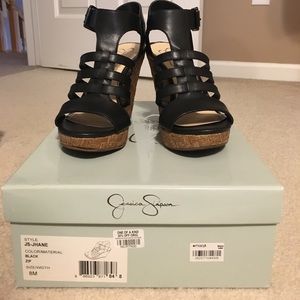 End of Summer Sale! Jessica Simpson Black Wedges