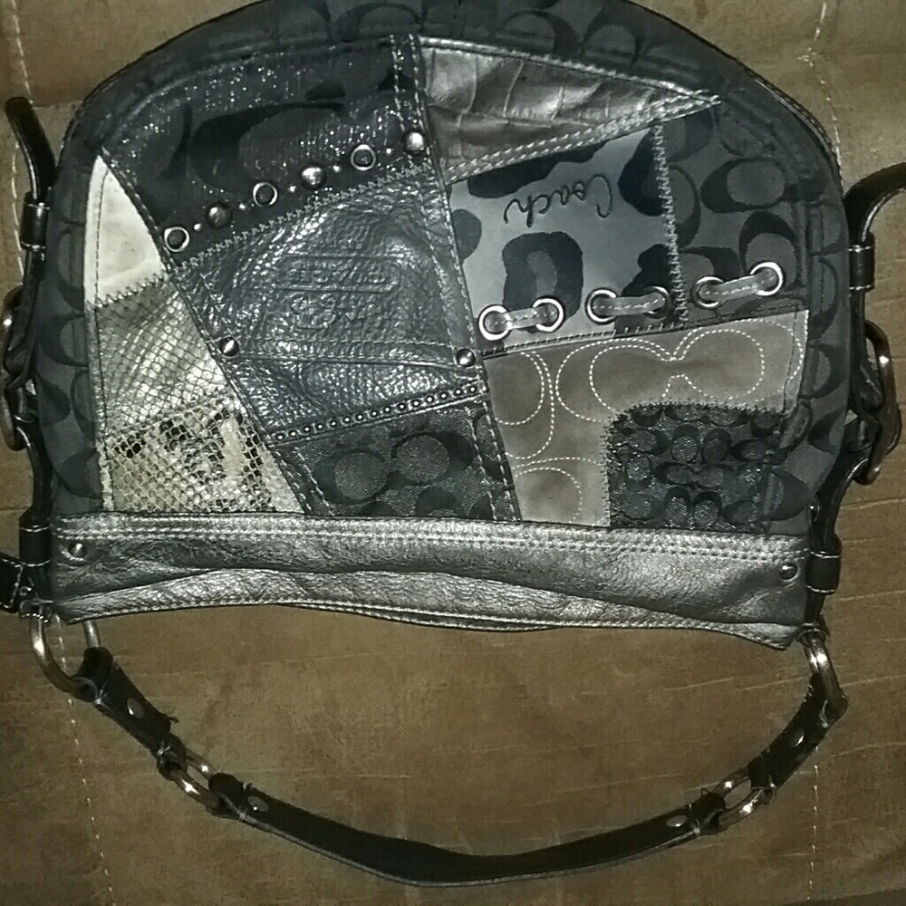 Coach patchwork handbag