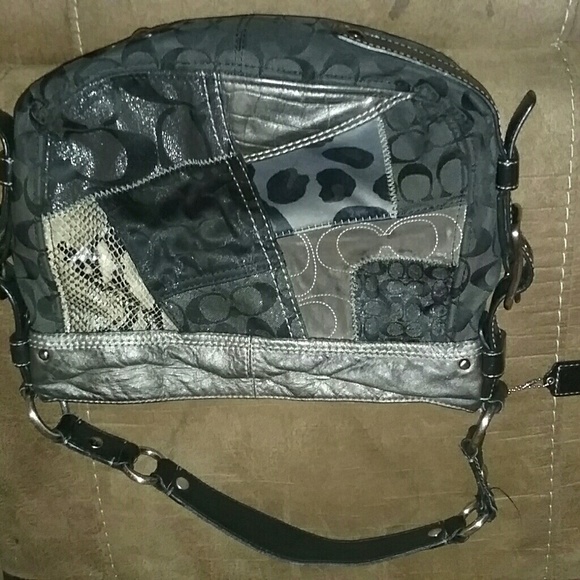 Coach patchwork handbag - Picture 2 of 4