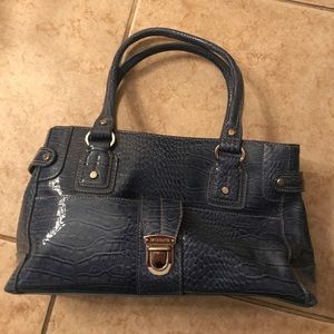 Used blue Liz Claiborne handbag