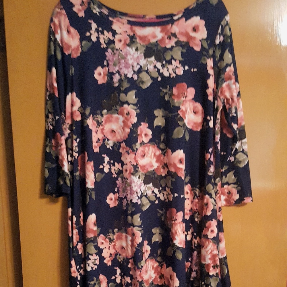 Large Honey and Lace Navy Floral Brea