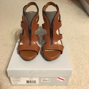 Jessica Simpson Zip Front Heel