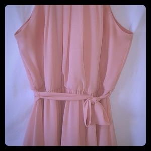 Pleated tie-waist Dress - mid tigh / almost new