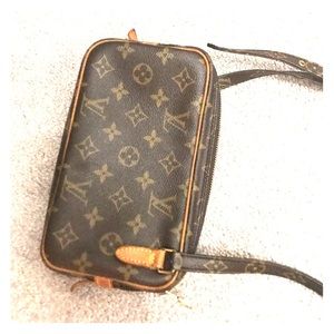 LV monogram canvas pochette marly bandouliere bag