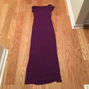 Purple maxi dress