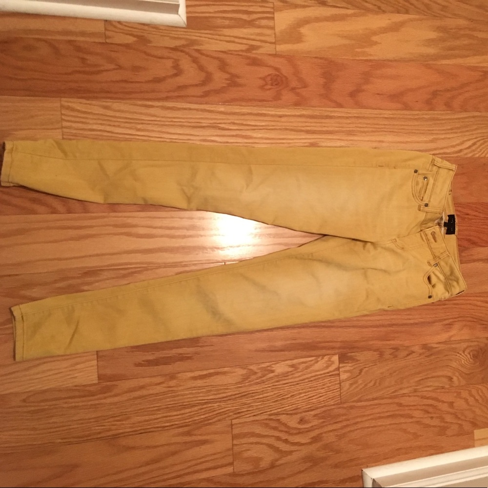 Mustard pants