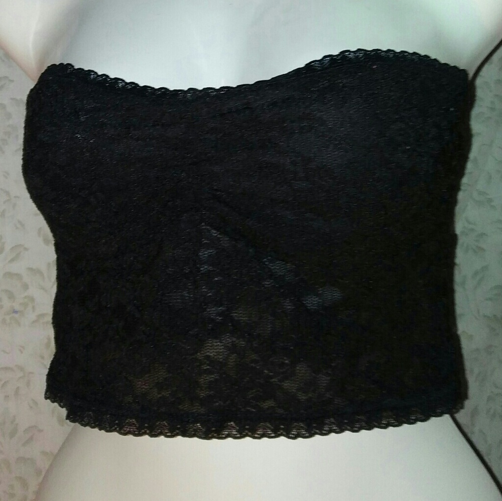 Forever 21 strapless rib cage halter top