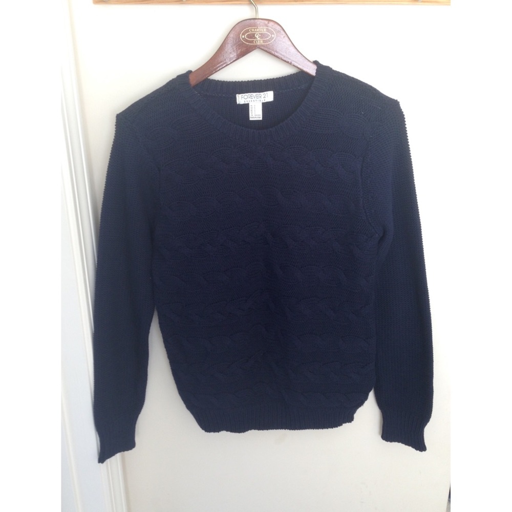 Navy sweater