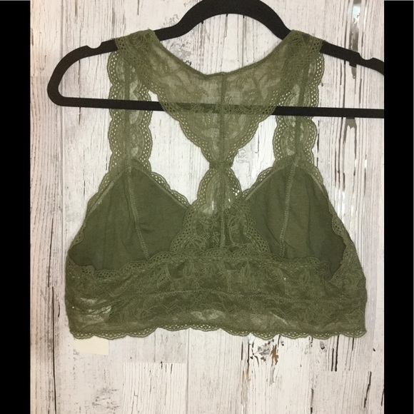NWT Green lace bralette - Picture 2 of 5