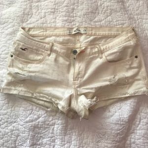 Distressed Hollister shorts