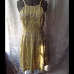 Calvin Klein Muti Color Yellow Dress size 10