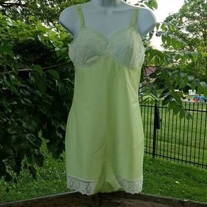 Vintage 1950's Mint Green Sleep Romper