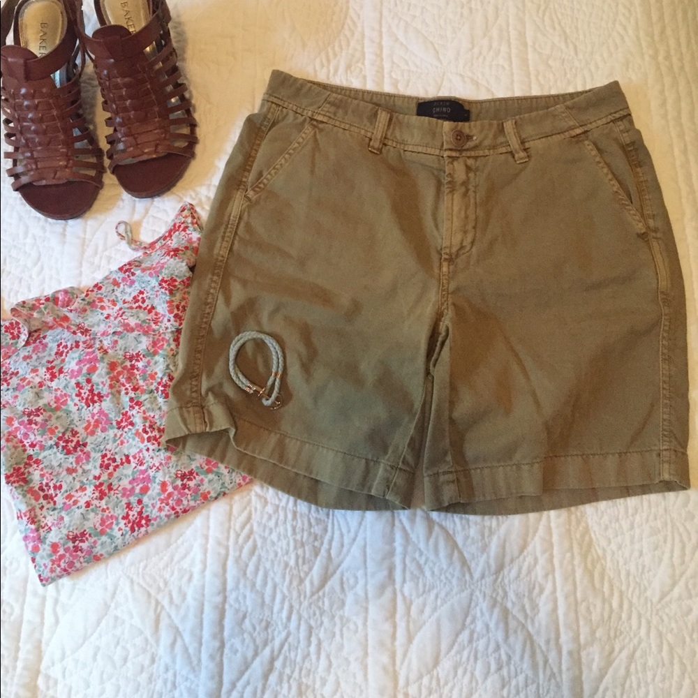 J.Crew Chino Shorts in Honey Brown