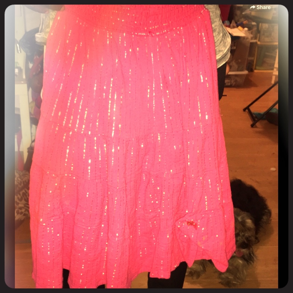 Pink Dress Skirt
