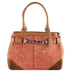 🚨SALE🚨Coach Wool/Tweed Hampton Tote