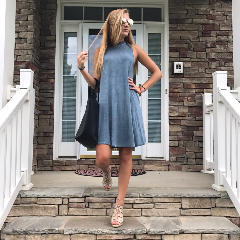 ✨Denim blue mock dress✨