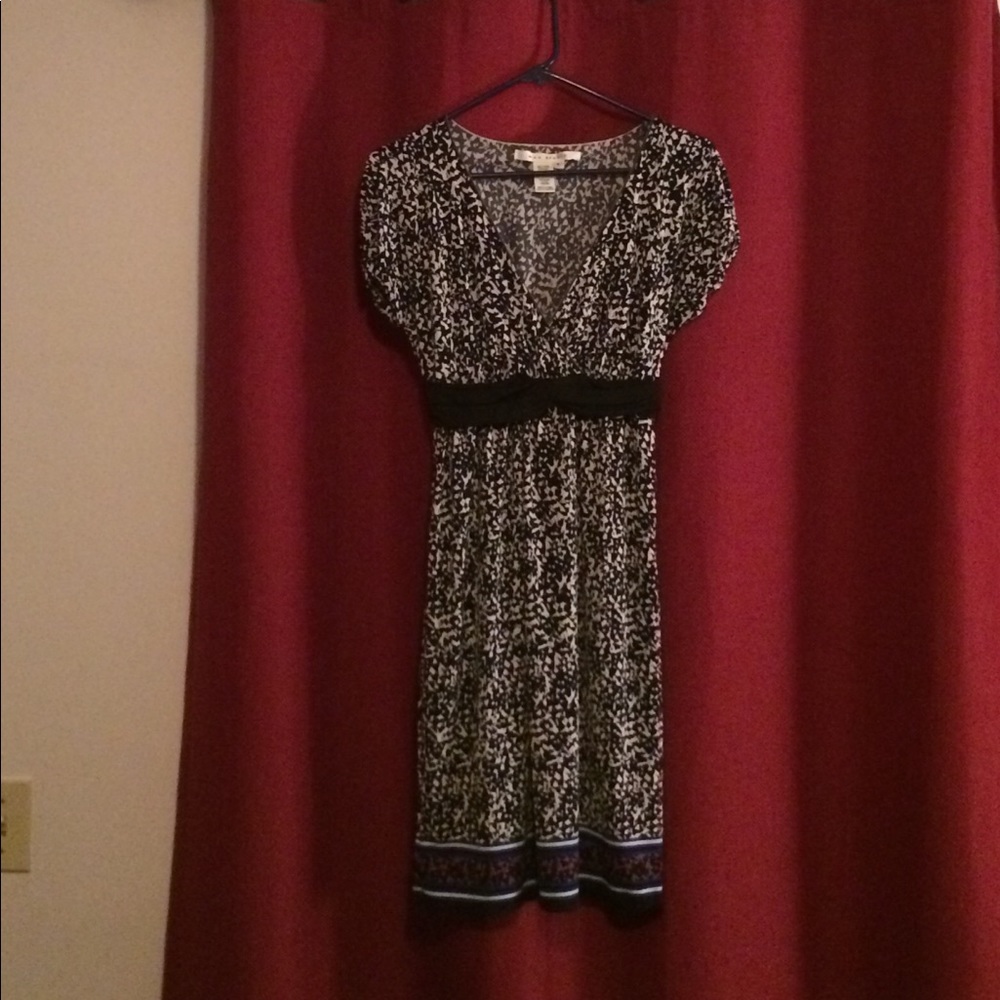 Max studio black and white dress