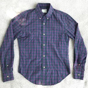 Band of Outsiders Checkered Button Down Shirt