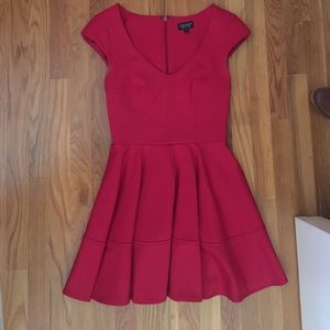 Premium Red Skater Dress