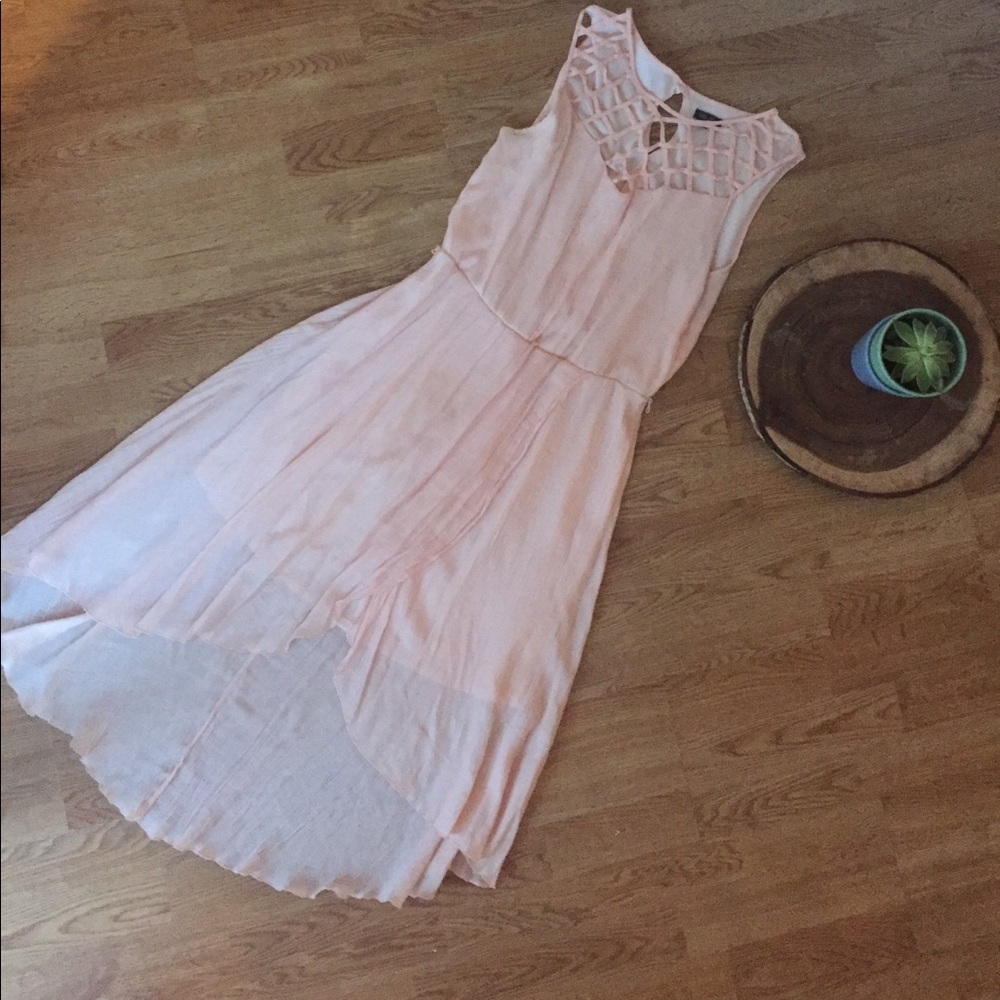 Lily Rose Blush High Low Dress