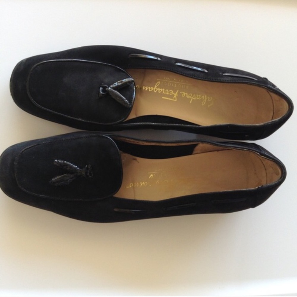 Genuine Ferragamo Tassel Loafers