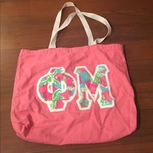 Phi Mu Lilly Pulitzer Inspired Tote