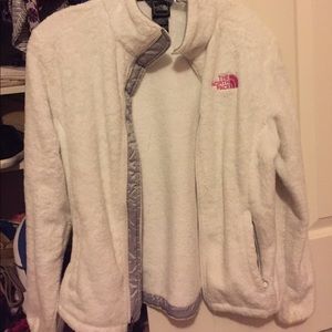 White North Face jacket