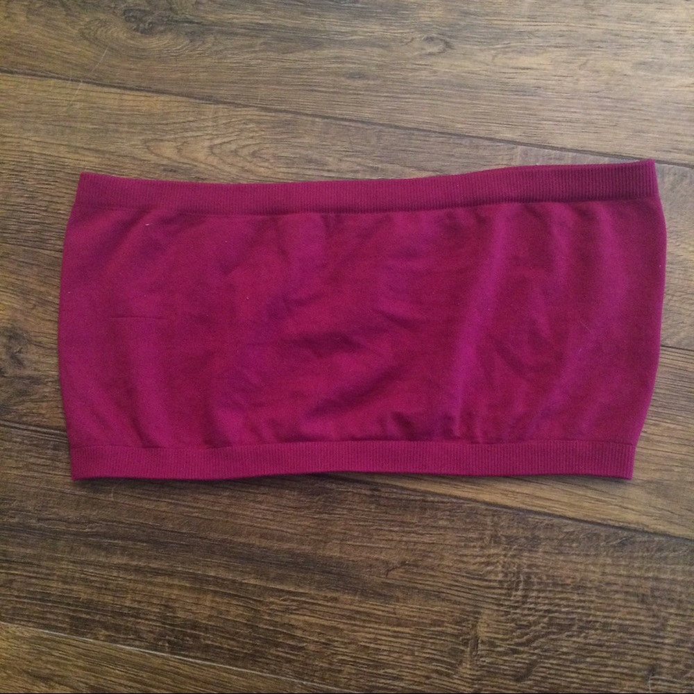 Plum colored bandeau
