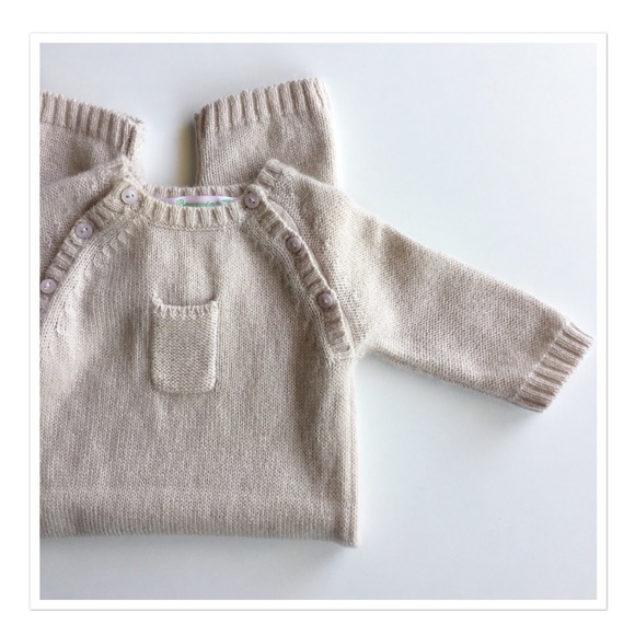 cashmere baby romper