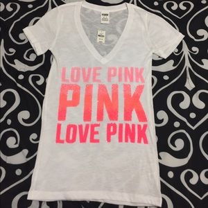 Victoria's Secret PINK V-Neck T-Shirt